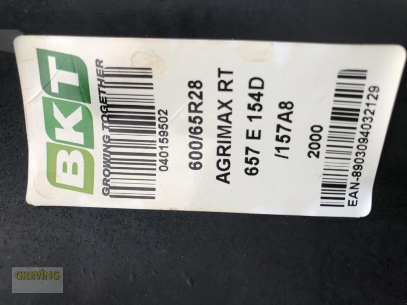 Reifen des Typs BKT 600/65R28, Neumaschine in Nottuln (Bild 4)