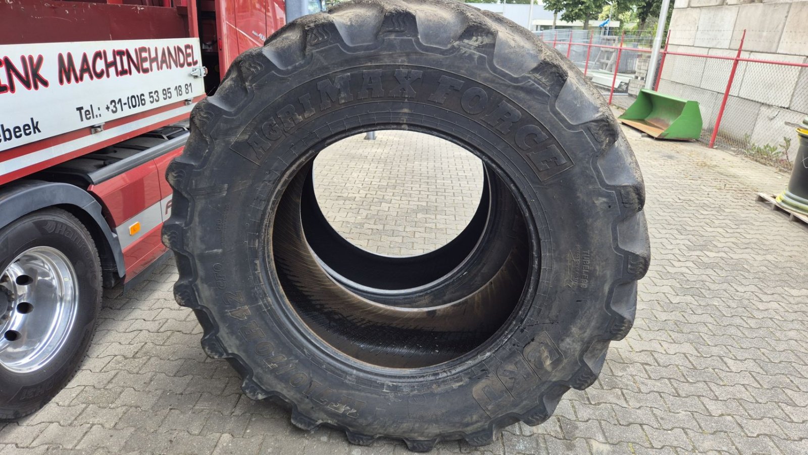 Reifen typu BKT IF710/70R42 AgriMaxForce 30mm, Gebrauchtmaschine v Schoonebeek (Obrázek 3)