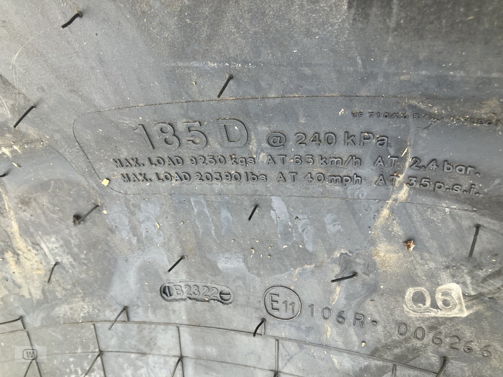 Reifen typu BKT VF 710/70 R42, Neumaschine v Zell an der Pram (Obrázek 6)