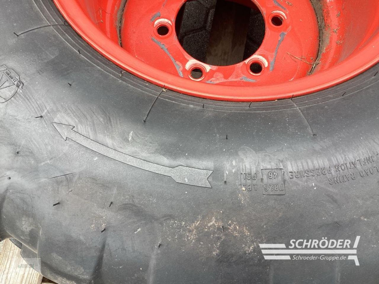 Reifen des Typs Fendt KOMPLETTRÄDER 500/50 R17 (FENDT FORMER), Gebrauchtmaschine in Norden (Bild 8)