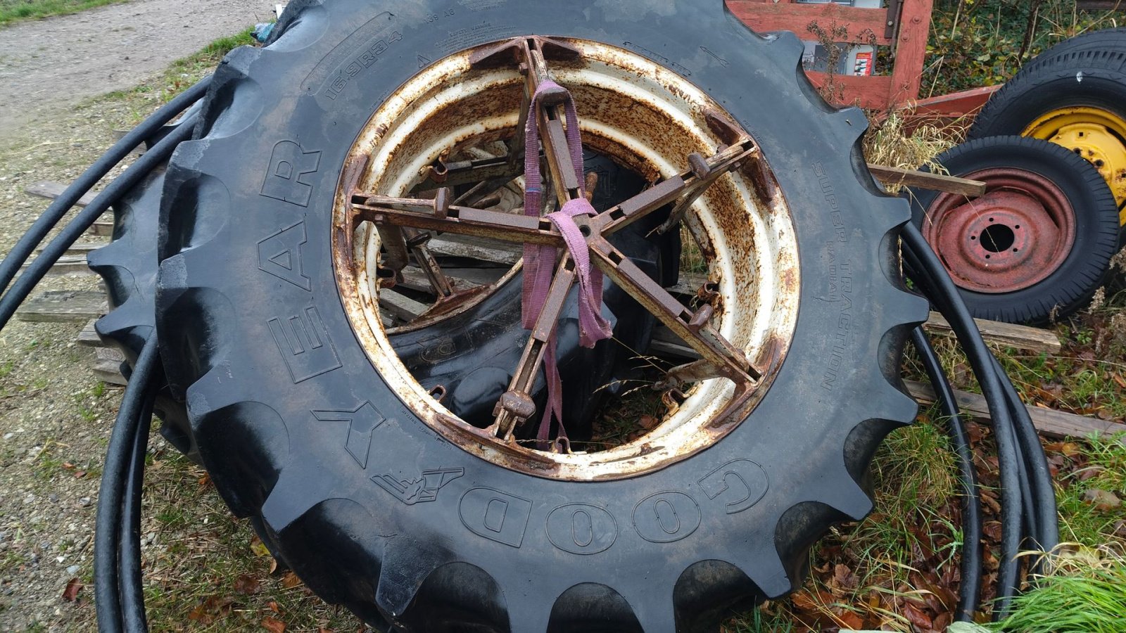 Reifen del tipo GoodYear 16.9R34 5-armet, Gebrauchtmaschine en Egtved (Imagen 8)