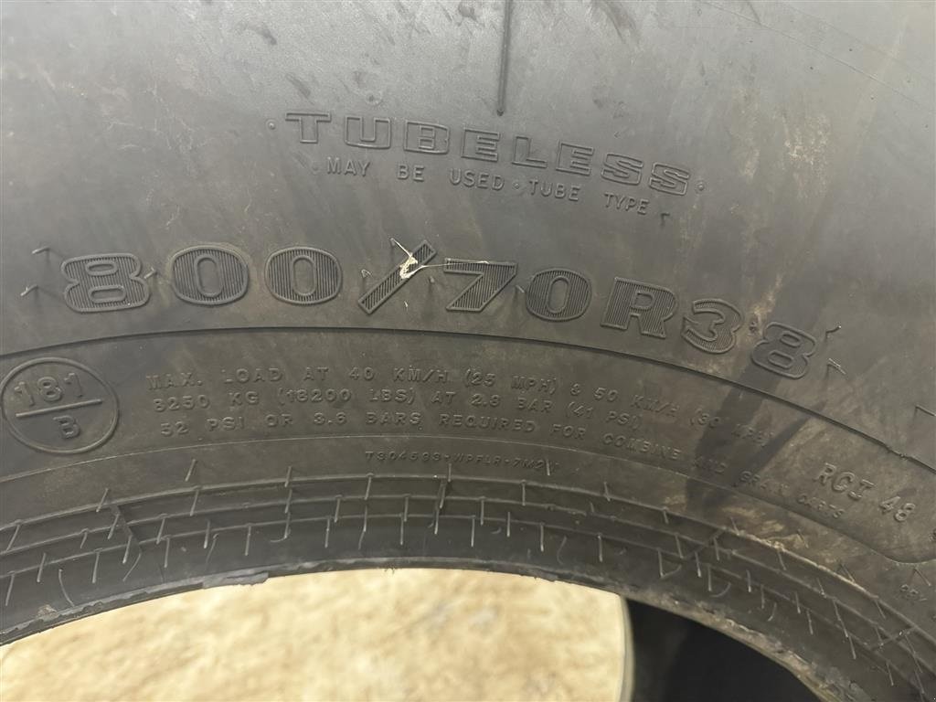 Reifen des Typs GoodYear 800/70R38, Gebrauchtmaschine in Haderup (Bild 3)