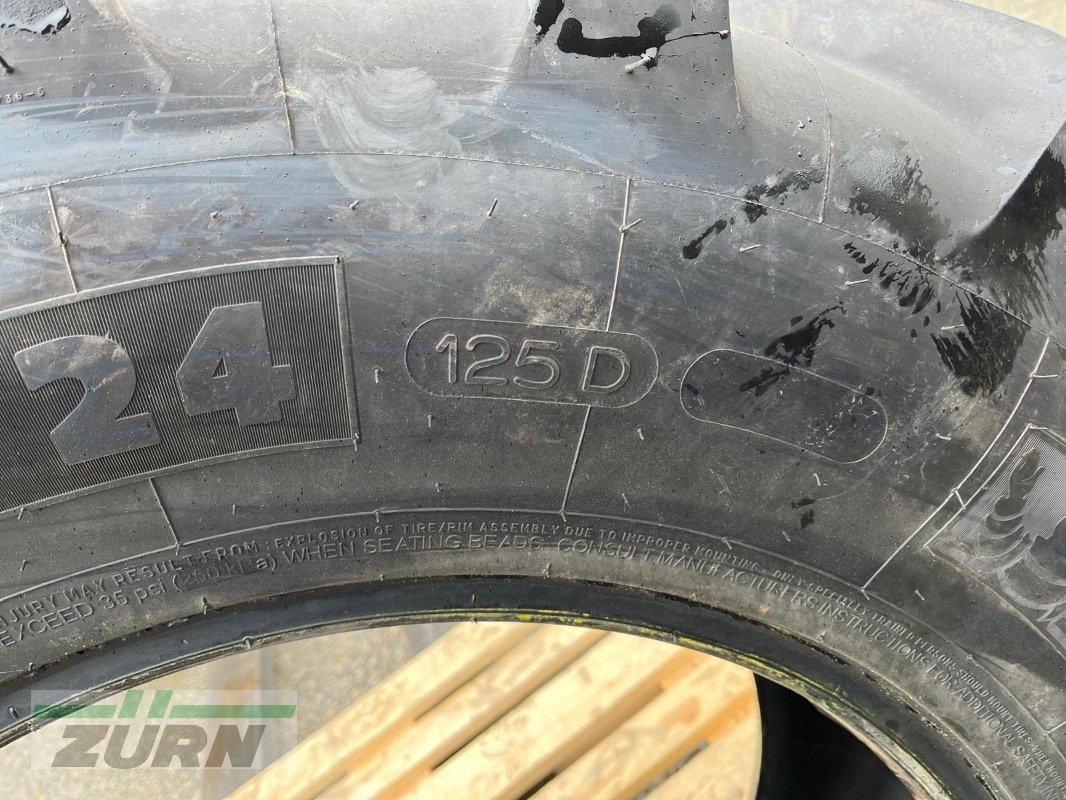 Reifen Türe ait Michelin 380/70 R24 Omnibib 125D, Gebrauchtmaschine içinde Kanzach (resim 3)