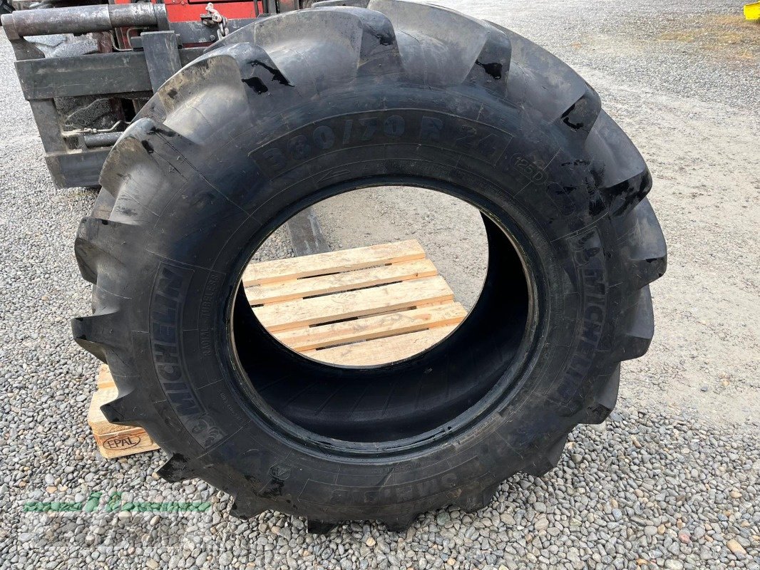 Reifen Türe ait Michelin 380/70 R24 Omnibib 125D, Gebrauchtmaschine içinde Kanzach (resim 8)