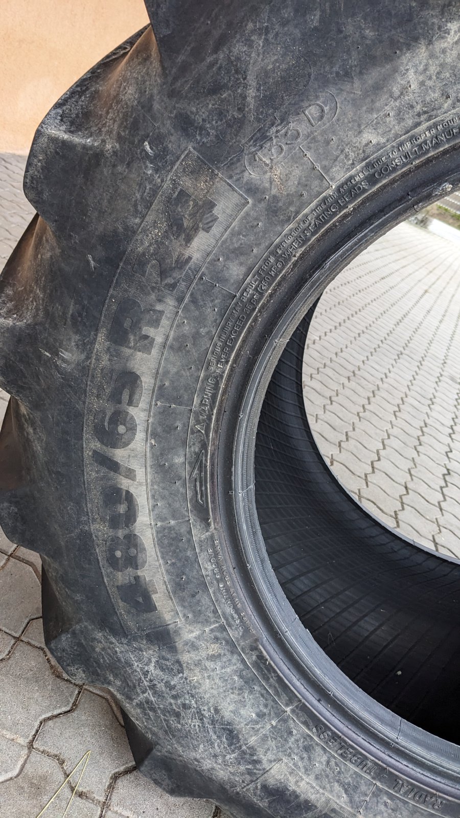 Reifen des Typs Michelin Multibib 480/65 R24, Gebrauchtmaschine in Dinkelsbühl (Bild 3)