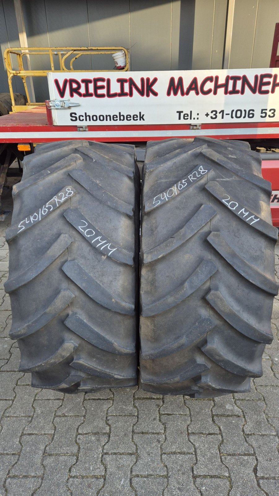 Reifen typu Mitas 540/65R28 AC65 met 20mm, Gebrauchtmaschine v Schoonebeek (Obrázek 4)
