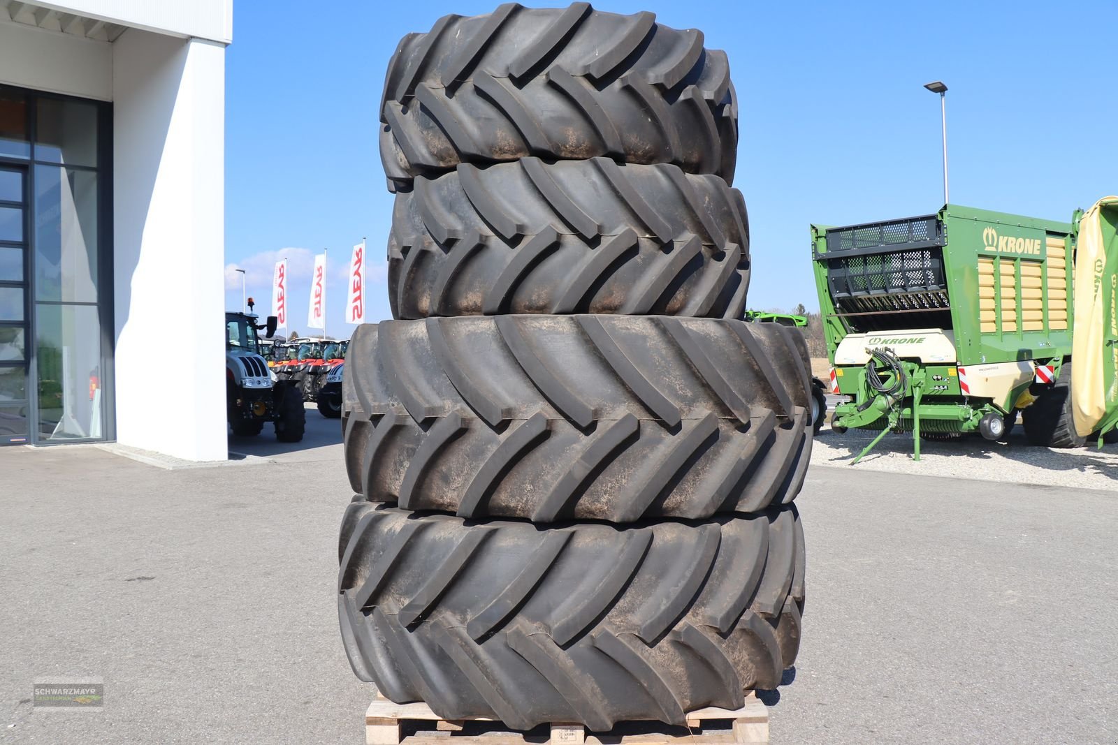 Reifen des Typs Mitas 710/70R42+620/70R30 zu Krone Big X, Gebrauchtmaschine in Gampern (Bild 4)