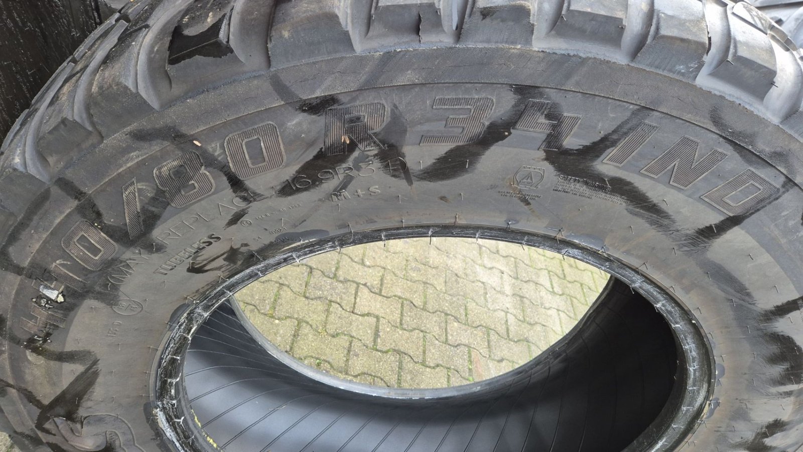 Reifen tipa Sonstige BKT RideMax en Mitas HCM 710/70R42 IND 440/80R34 IND, Gebrauchtmaschine u Schoonebeek (Slika 10)