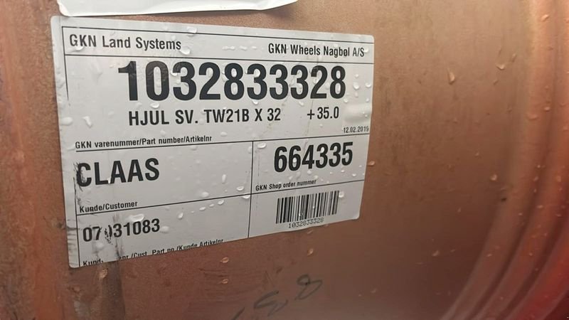 Reifen van het type Sonstige Claas 10-Loch Felgen TW21B x 32, Gebrauchtmaschine in St. Marienkirchen (Foto 10)