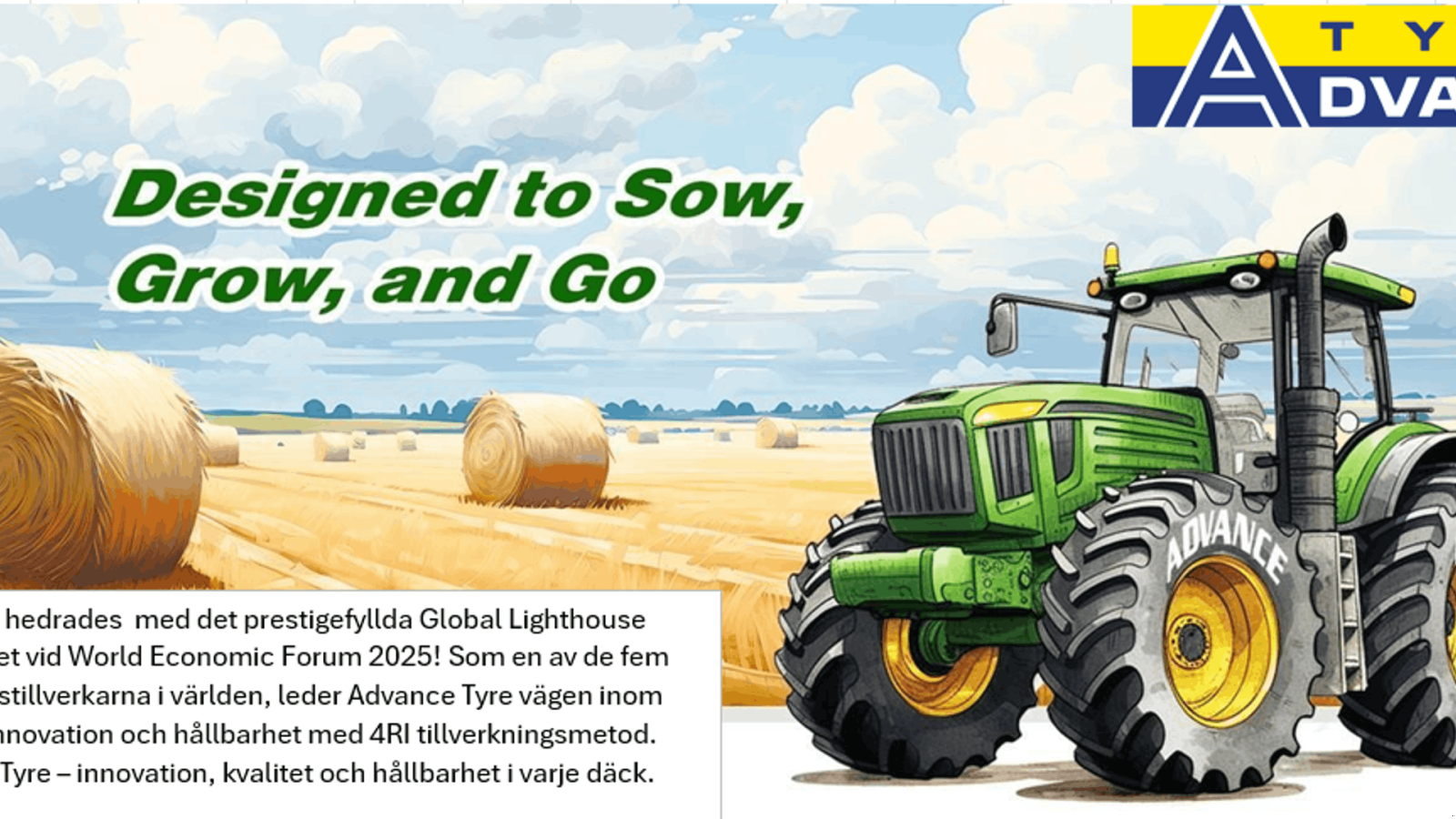 Reifen za tip Sonstige DÆK Advance 900 mm brede traktordæk til markedets bedste pris! 900/60R38 & 900/60R42, Gebrauchtmaschine u Gävle (Slika 3)