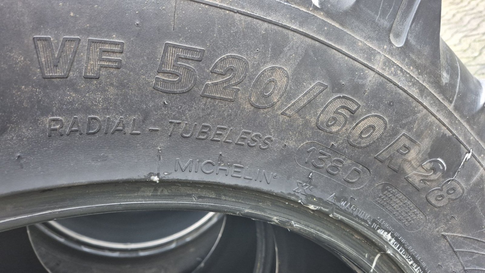 Reifen tipa Sonstige Michelin XeoBib 650/60R38 en 520/60R28, Gebrauchtmaschine u Schoonebeek (Slika 8)
