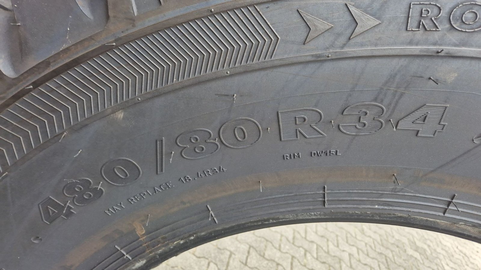 Reifen typu Sonstige NOKIAN TRI 2 480/80R34 en 400/80R24 banden, Gebrauchtmaschine v Schoonebeek (Obrázek 5)