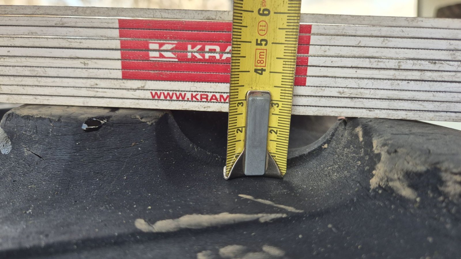 Reifen of the type Sonstige Trelleborg op John Deere velgen 460/85R38 en 420/85R24 TM600, Gebrauchtmaschine in Schoonebeek (Picture 5)