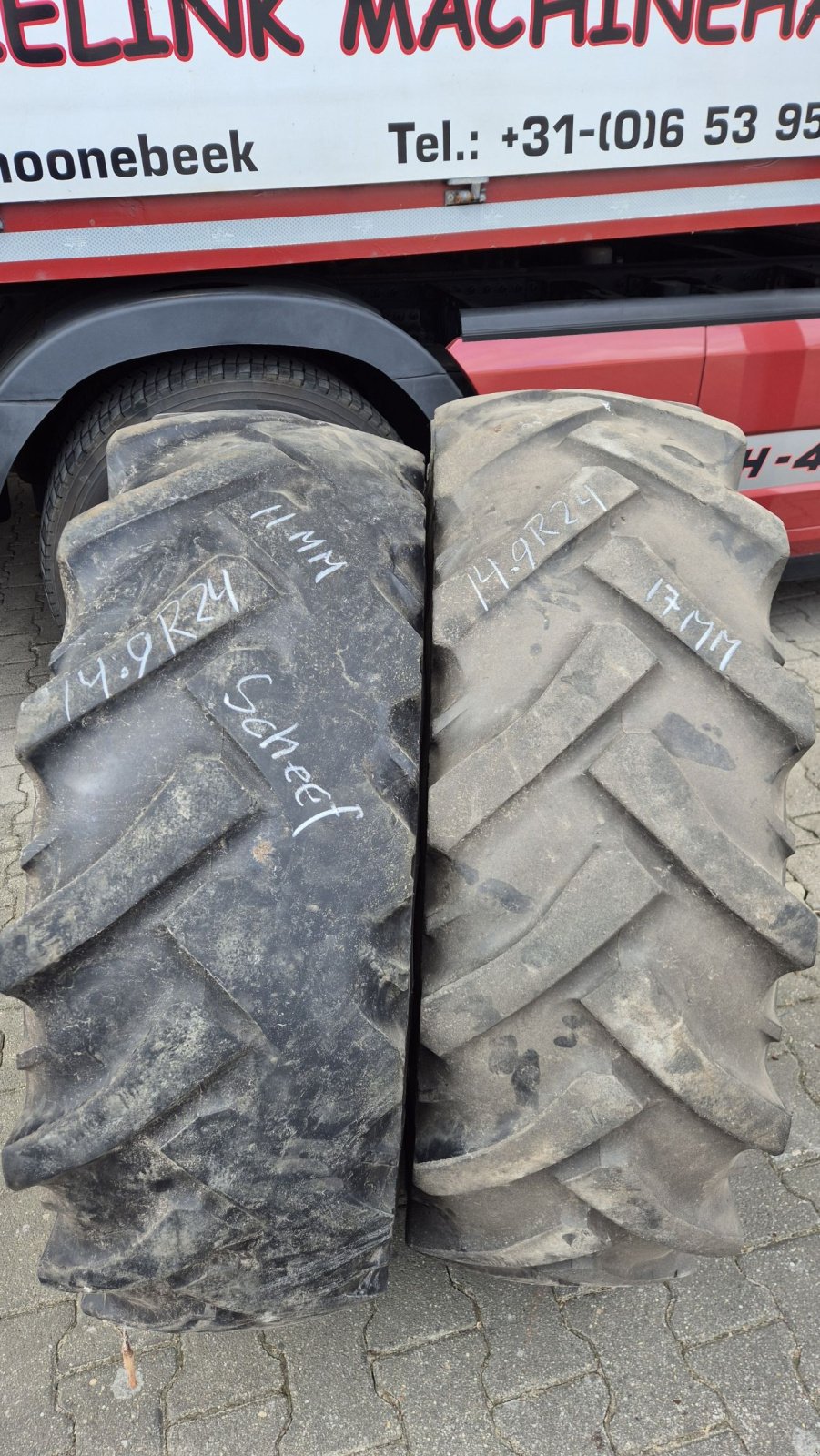 Reifen Türe ait Stomil 14.9R24 kormoran, Gebrauchtmaschine içinde Schoonebeek (resim 3)