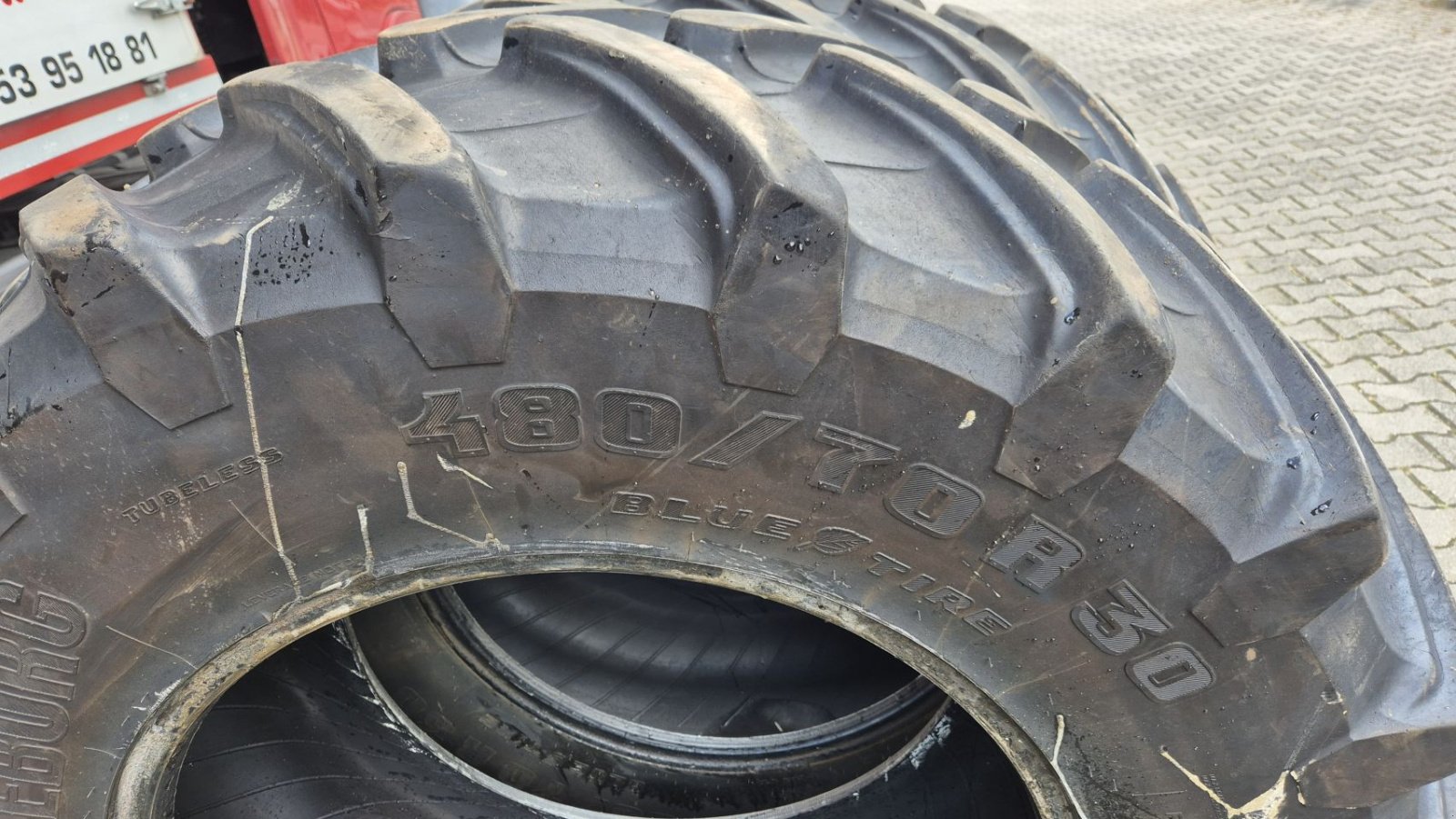 Reifen typu Trelleborg 480/70R30 TM700 met 32mm, Gebrauchtmaschine v Schoonebeek (Obrázek 3)