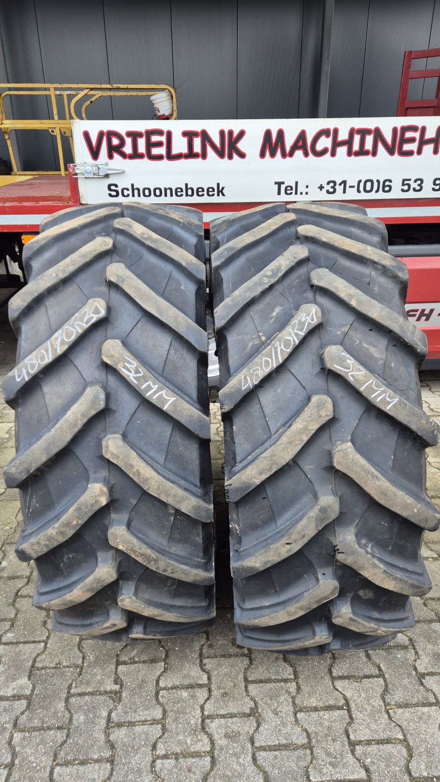 Reifen typu Trelleborg 480/70R30 TM700 met 32mm, Gebrauchtmaschine v Schoonebeek (Obrázek 4)