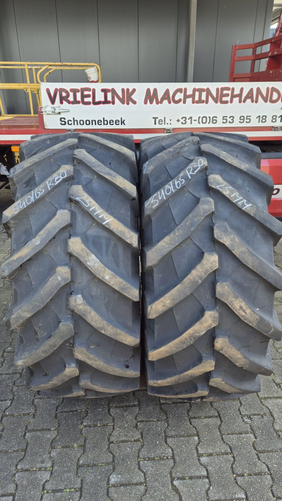 Reifen typu Trelleborg 540/65R30 TM800 met 25mm, Gebrauchtmaschine v Schoonebeek (Obrázek 4)