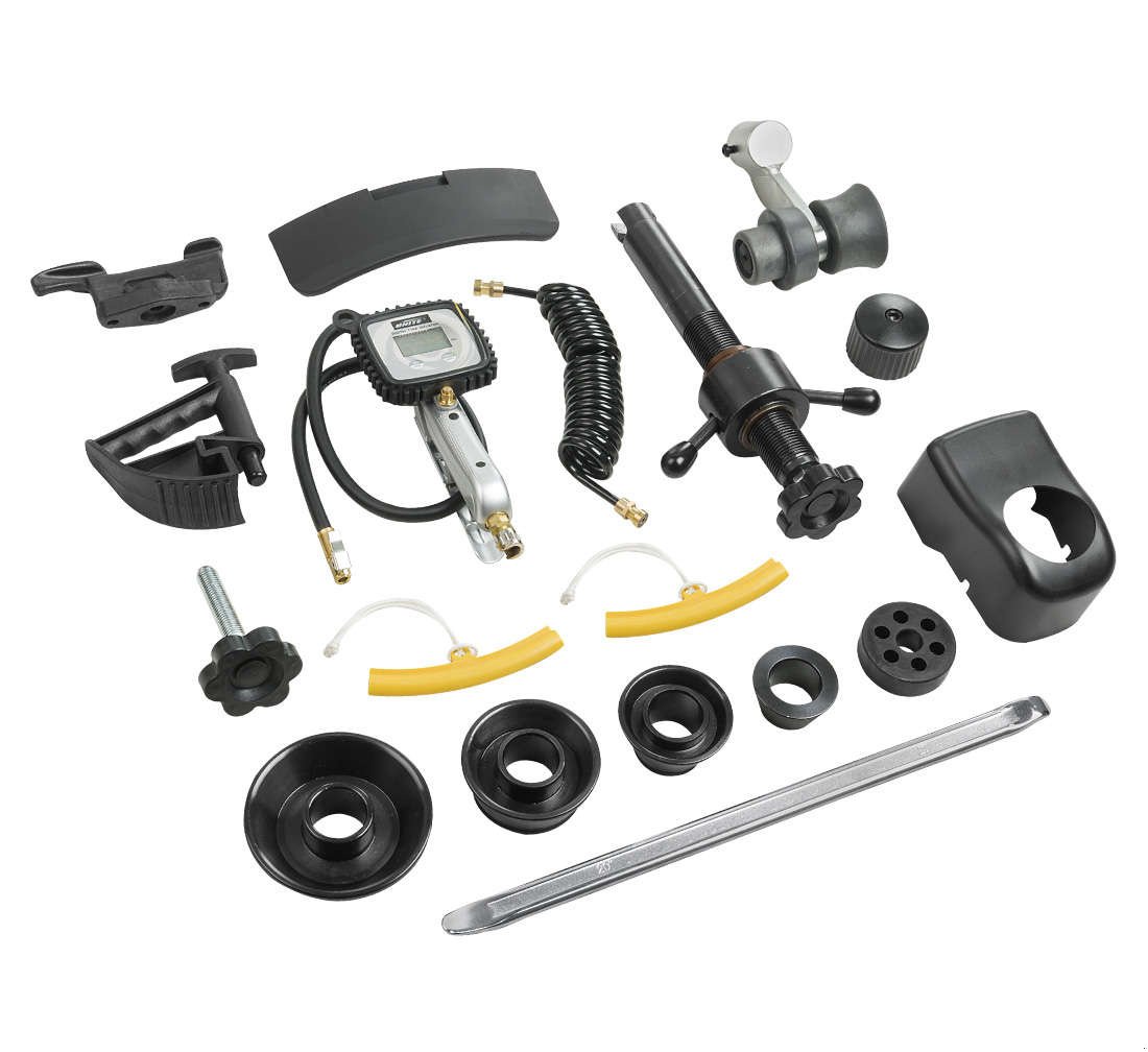 Reifentechnik a típus schieder SET AKTION Montiermaschine mit Hilfsarm für Runflat/Niederquerschnittreifen und Wuchtmaschine, Neumaschine ekkor: mixnitz (Kép 9)