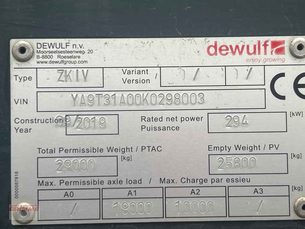 Roder a típus Dewulf ZKIV, Gebrauchtmaschine ekkor: Customer (Kép 8)