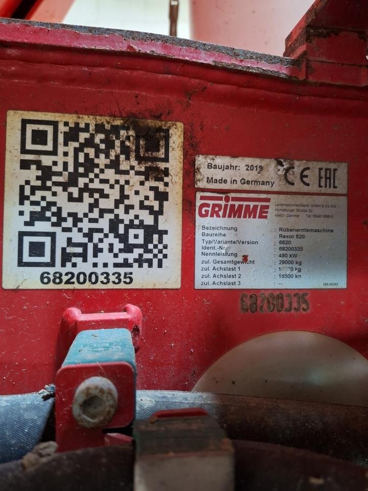 Rübenroder от тип Grimme REXOR 6200 PLATINUM, Gebrauchtmaschine в Maribo (Снимка 8)