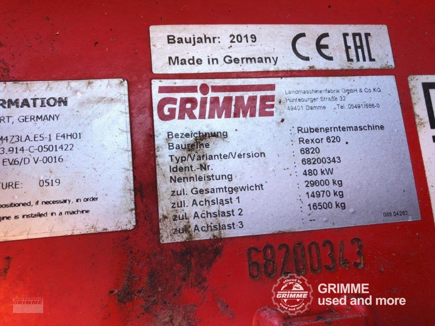 Rübenvollernter des Typs Grimme REXOR 6200 PLATINUM, Gebrauchtmaschine in Höganäs (Bild 19)