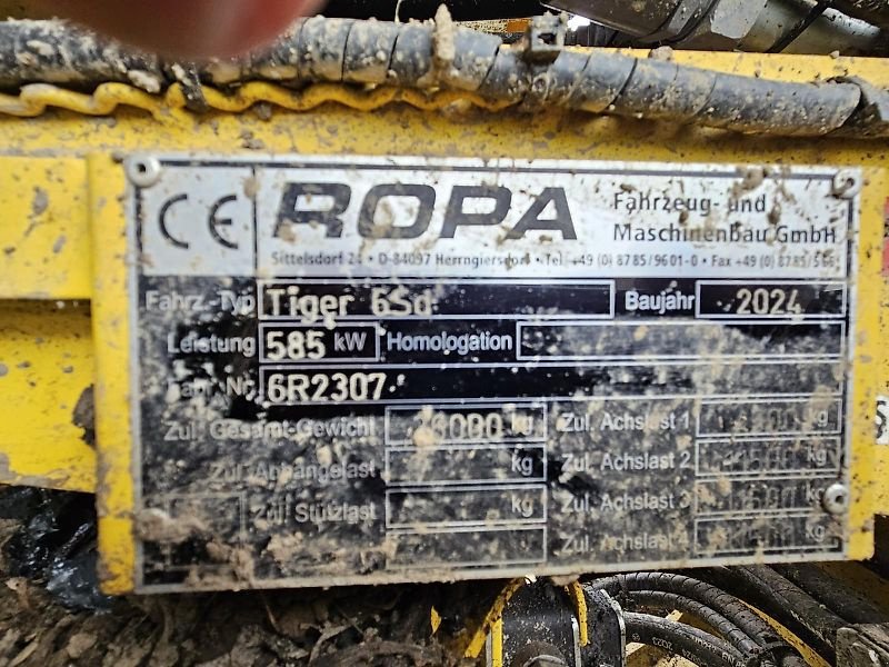 Rübenvollernter des Typs ROPA Ropa Tiger 6s 2024, Gebrauchtmaschine in Schierling/Eggmühl (Bild 8)