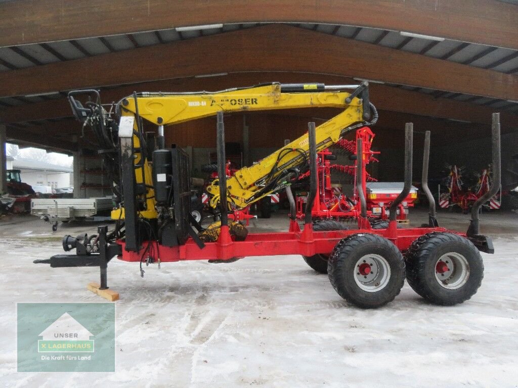 Rückewagen & Rückeanhänger типа A. Moser 10to mit MKDD 8-4 Kran, Gebrauchtmaschine в Hofkirchen (Фотография 4)