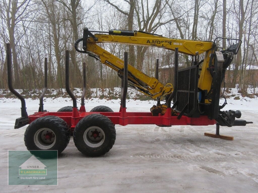 Rückewagen & Rückeanhänger типа A. Moser 10to mit MKDD 8-4 Kran, Gebrauchtmaschine в Hofkirchen (Фотография 9)