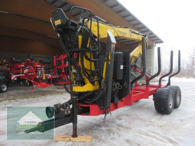 Rückewagen & Rückeanhänger tip A. Moser 10to mit MKDD 8-4 Kran, Gebrauchtmaschine in Hofkirchen