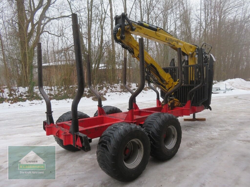 Rückewagen & Rückeanhänger типа A. Moser 10to mit MKDD 8-4 Kran, Gebrauchtmaschine в Hofkirchen (Фотография 8)