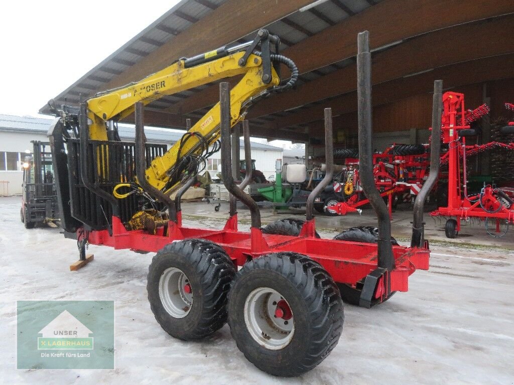 Rückewagen & Rückeanhänger типа A. Moser 10to mit MKDD 8-4 Kran, Gebrauchtmaschine в Hofkirchen (Фотография 5)
