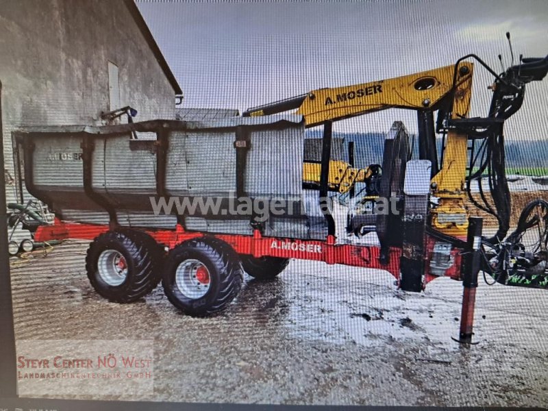 Rückewagen & Rückeanhänger del tipo A. Moser 9,2M FORSTKRANWAGEN 13.TO, Gebrauchtmaschine In Purgstall