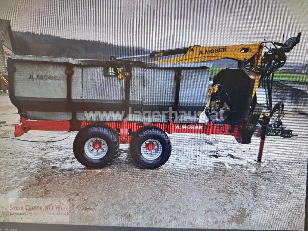Rückewagen & Rückeanhänger Türe ait A. Moser 9,2M FORSTKRANWAGEN 13.TO, Gebrauchtmaschine içinde Purgstall (resim 6)