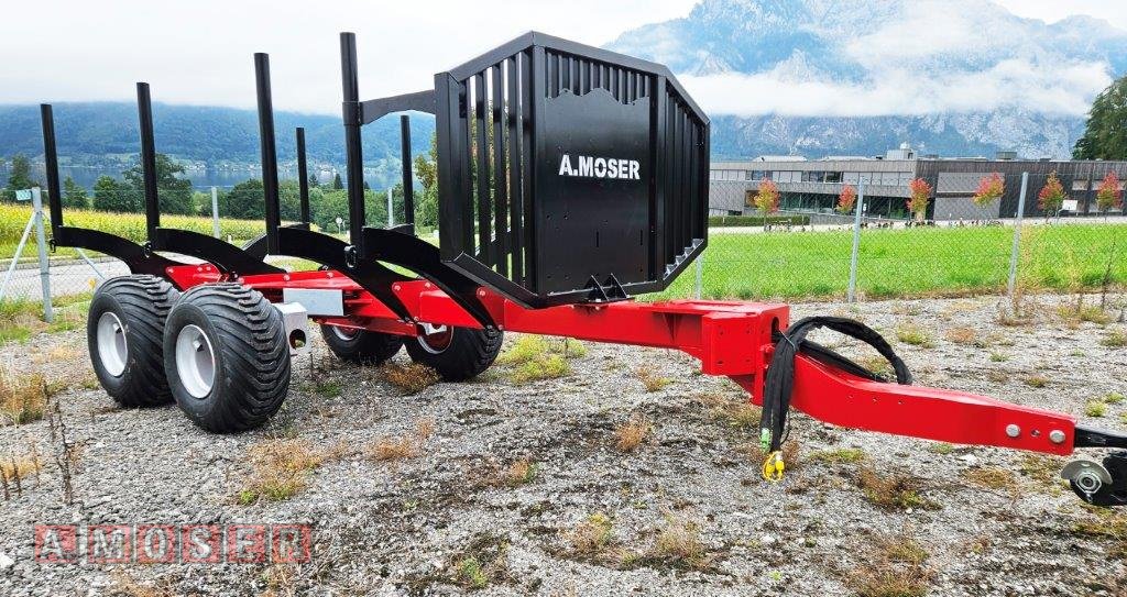 Rückewagen & Rückeanhänger a típus A. Moser Lenkachse MHL-9, Neumaschine ekkor: Altmünster (Kép 2)