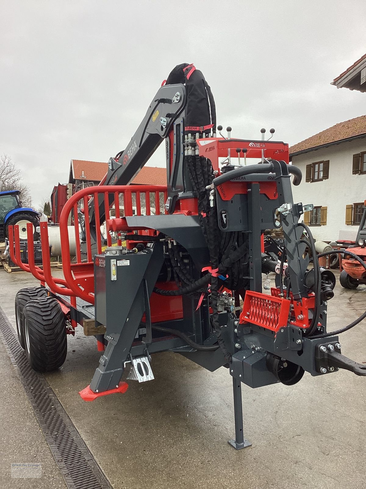 Rückewagen & Rückeanhänger a típus BEHA BEHA-Trailer T710 mit BEHA-Crane 7050, Neumaschine ekkor: Ainring (Kép 3)