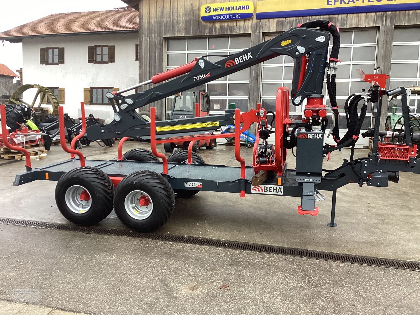 Rückewagen & Rückeanhänger a típus BEHA BEHA-Trailer T710 mit BEHA-Crane 7050, Neumaschine ekkor: Ainring (Kép 5)