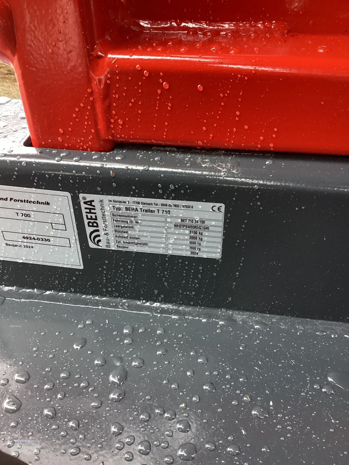 Rückewagen & Rückeanhänger a típus BEHA BEHA-Trailer T710 mit BEHA-Crane 7050, Neumaschine ekkor: Ainring (Kép 4)