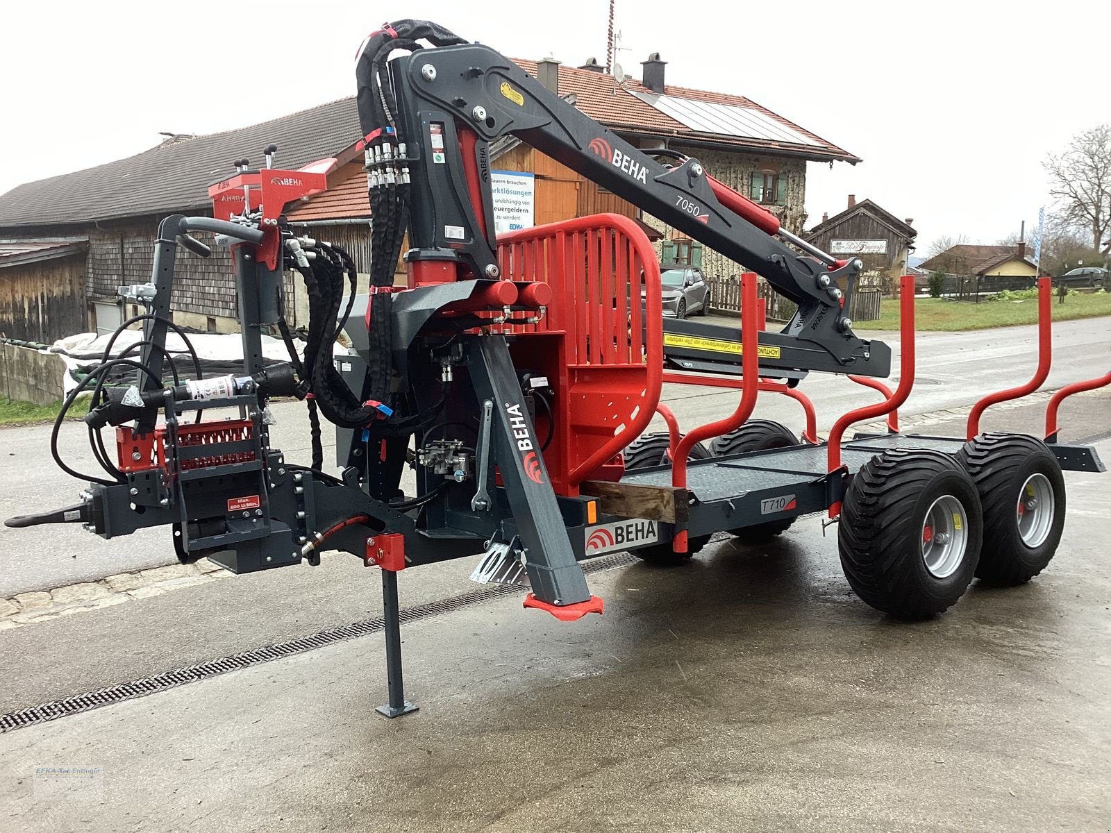 Rückewagen & Rückeanhänger a típus BEHA BEHA-Trailer T710 mit BEHA-Crane 7050, Neumaschine ekkor: Ainring (Kép 2)