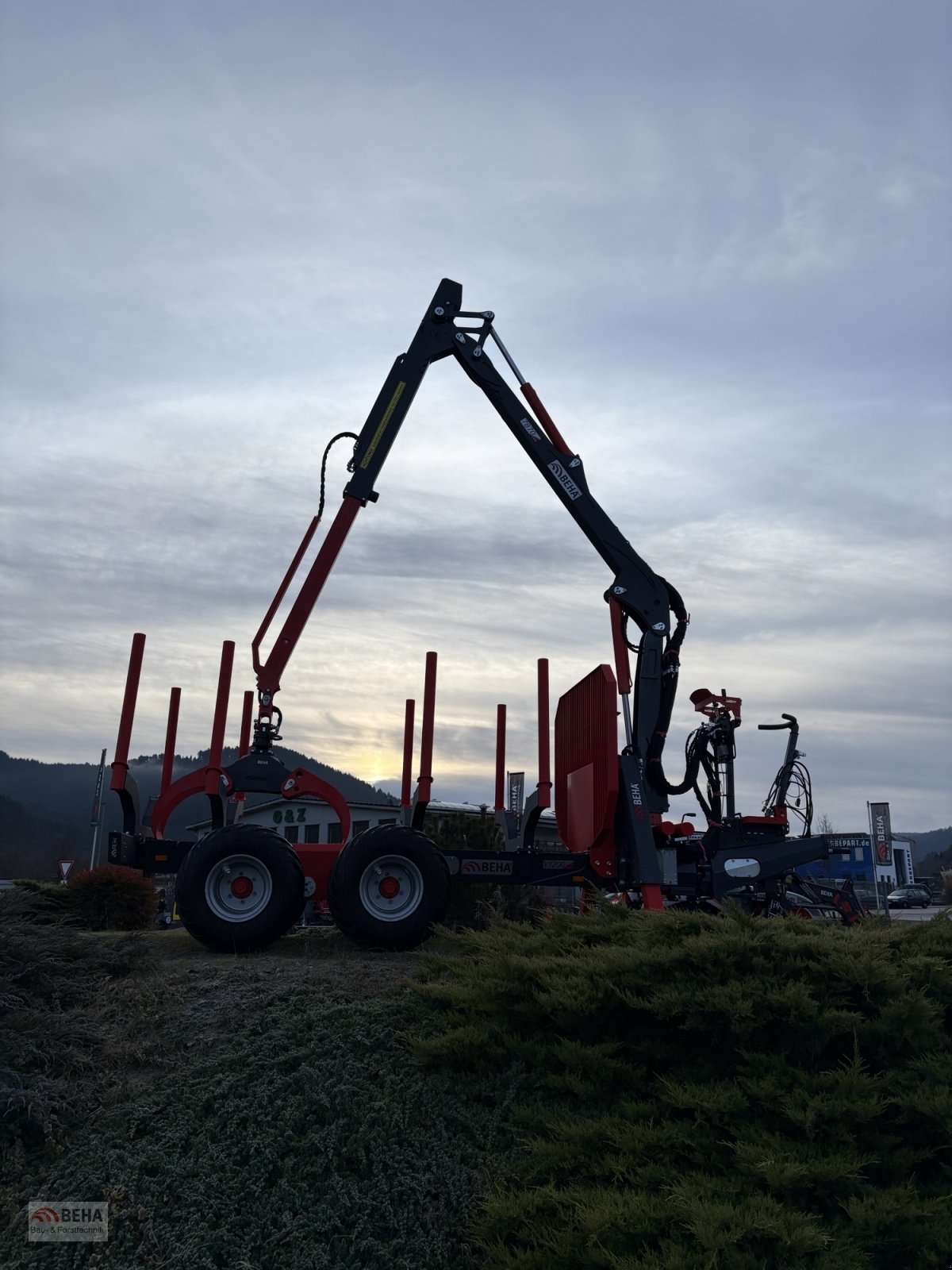 Rückewagen & Rückeanhänger del tipo BEHA Rückewagen V1200 mit 7870 Kran, 4-Rad Druckluft, Stehplatz, Eigene Ölversorgung, ON/OFF Steuerung, 500/50-17“ Räder, Gebrauchtmaschine In Steinach (Immagine 10)