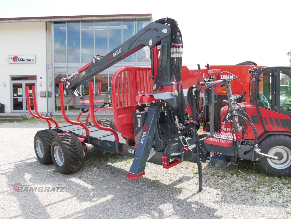 Rückewagen & Rückeanhänger Türe ait BEHA T1100 mit Crane 7770, Neumaschine içinde Eberfing (resim 1)