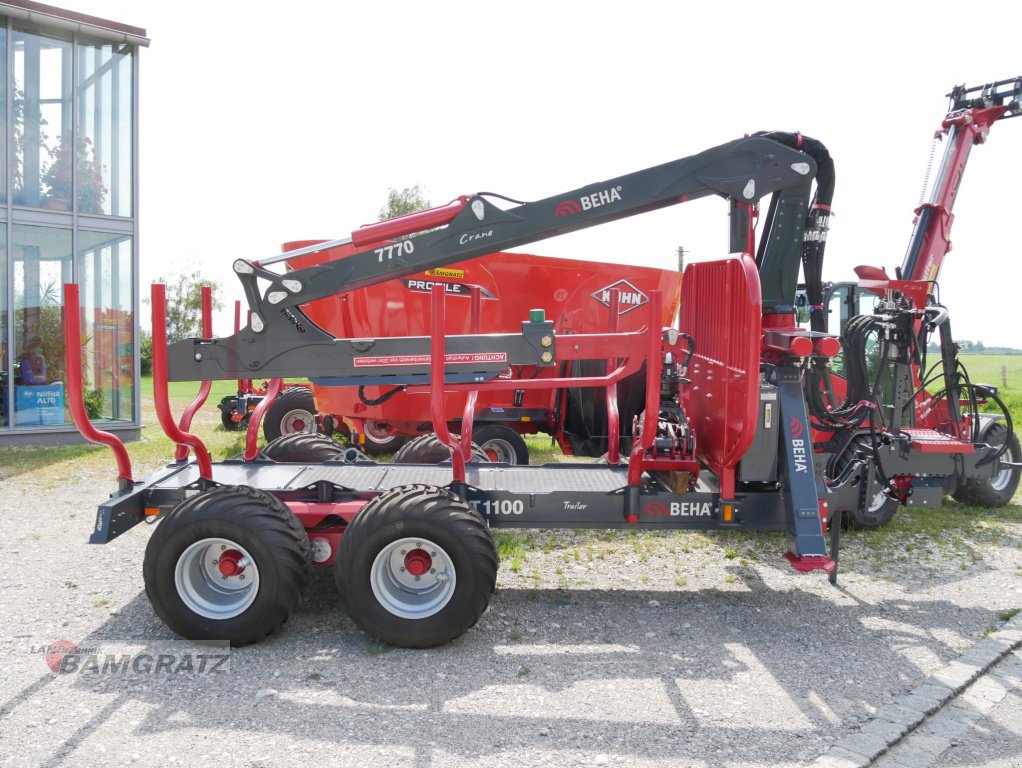 Rückewagen & Rückeanhänger Türe ait BEHA T1100 mit Crane 7770, Neumaschine içinde Eberfing (resim 2)