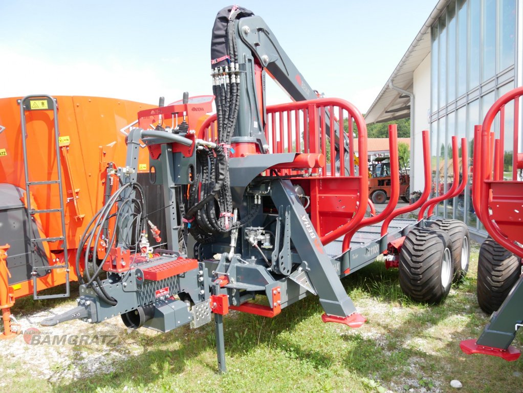 Rückewagen & Rückeanhänger Türe ait BEHA T1100 mit Crane 7770, Neumaschine içinde Eberfing (resim 5)