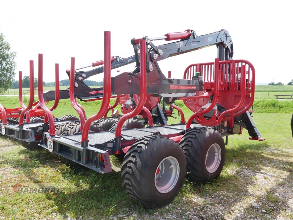 Rückewagen & Rückeanhänger Türe ait BEHA T1100 mit Crane 7770, Neumaschine içinde Eberfing (resim 7)