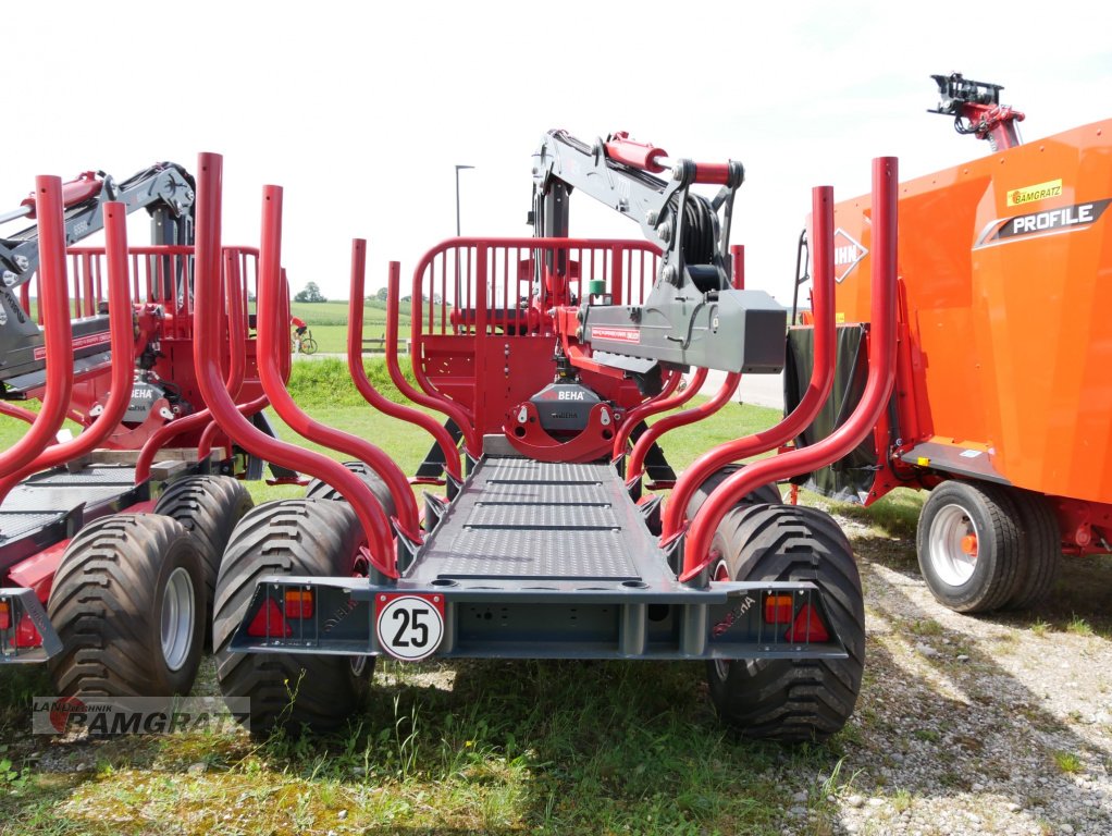 Rückewagen & Rückeanhänger Türe ait BEHA T1100 mit Crane 7770, Neumaschine içinde Eberfing (resim 8)