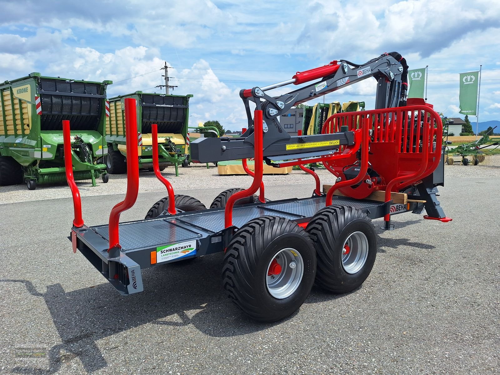 Rückewagen & Rückeanhänger tipa BEHA T710/6550, Neumaschine u Gampern (Slika 3)