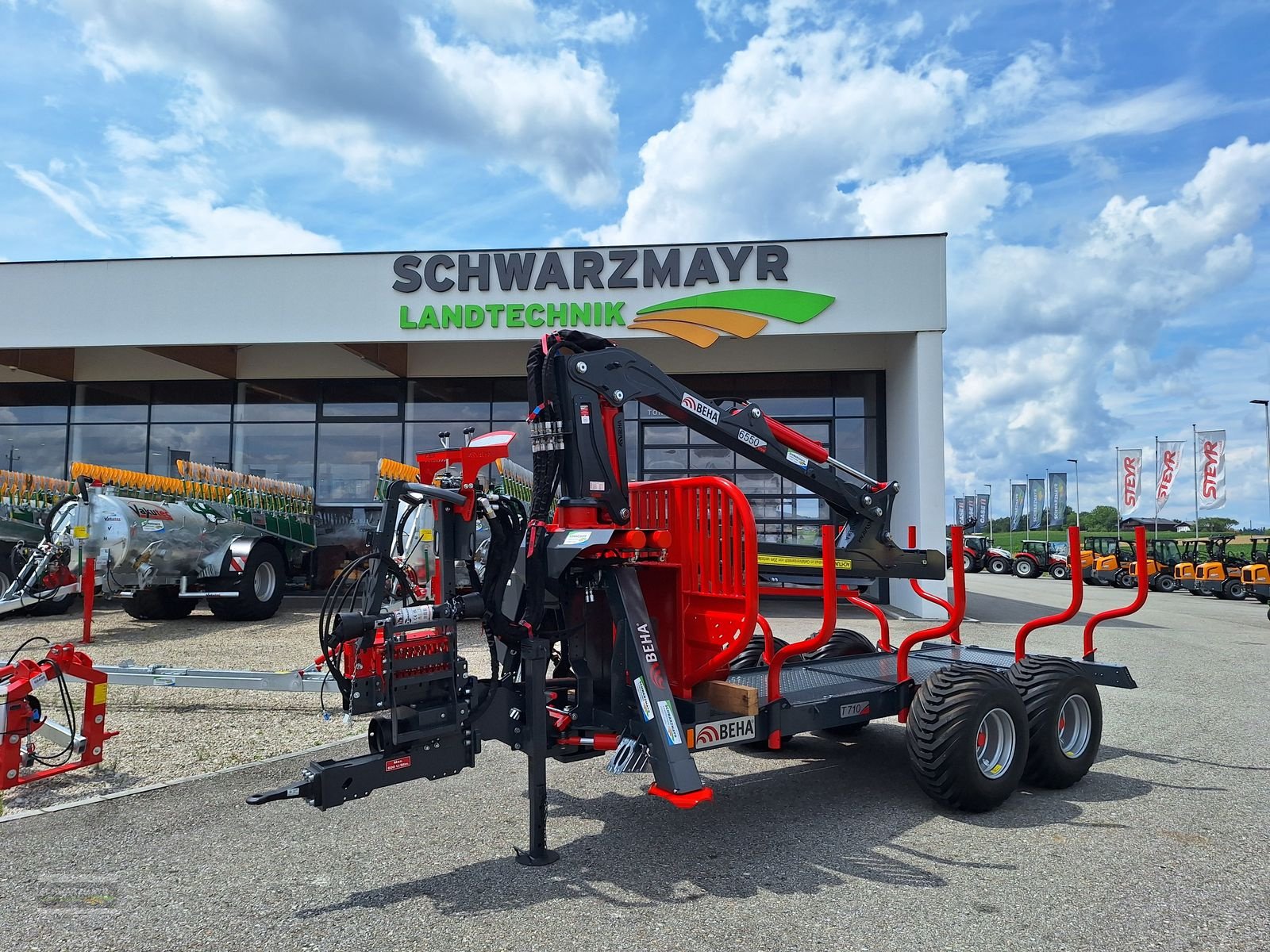 Rückewagen & Rückeanhänger tipa BEHA T710/6550, Neumaschine u Gampern (Slika 1)