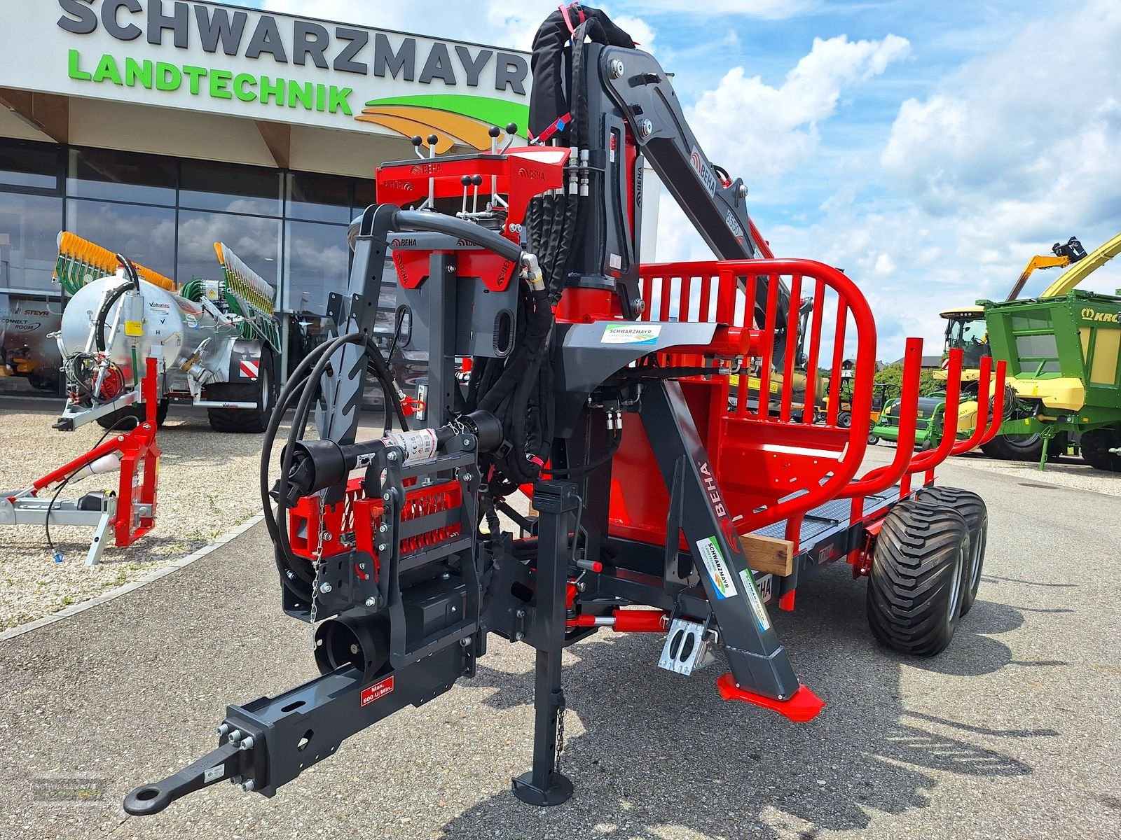 Rückewagen & Rückeanhänger tipa BEHA T710/6550, Neumaschine u Gampern (Slika 5)