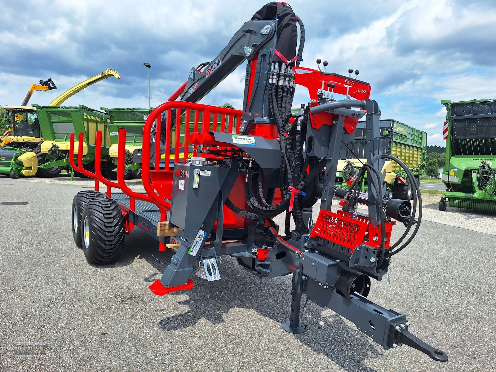 Rückewagen & Rückeanhänger tipa BEHA T710/6550, Neumaschine u Gampern (Slika 2)