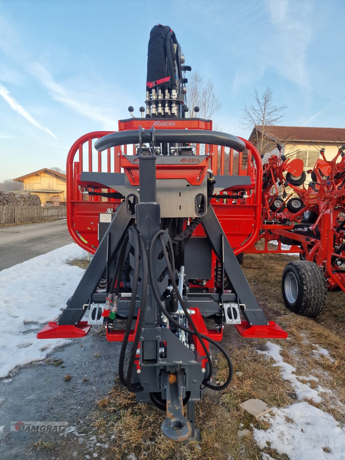 Rückewagen & Rückeanhänger tip BEHA T810 mit Crane 7050, Neumaschine in Eberfing (Poză 8)