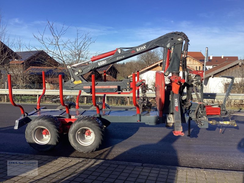Rückewagen & Rückeanhänger del tipo BEHA Trailer T900 mit BEHA-Crane 6580, Gebrauchtmaschine In Ainring